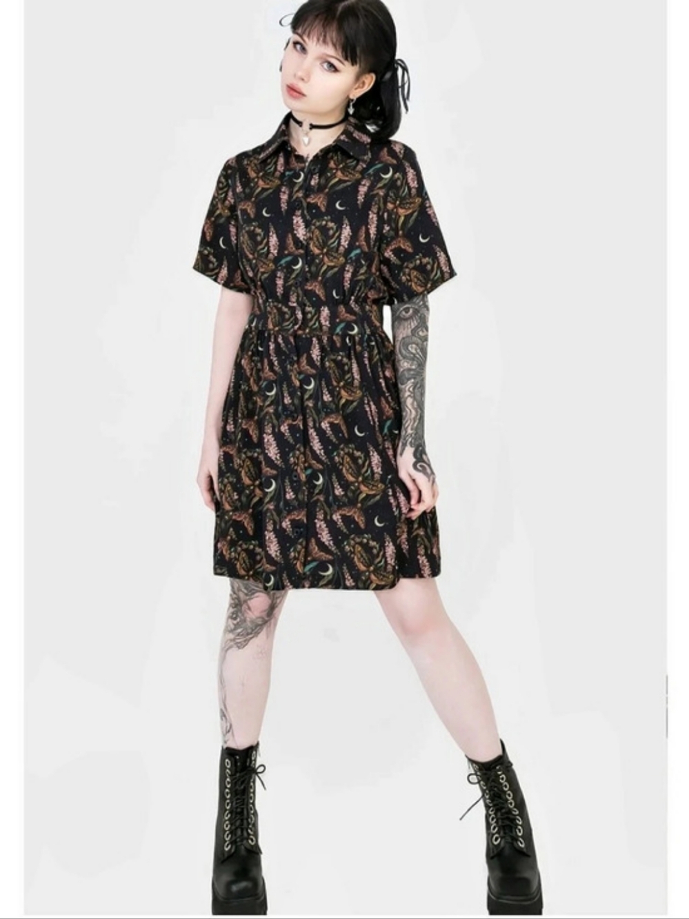 Atropos Mini Shirt Dress